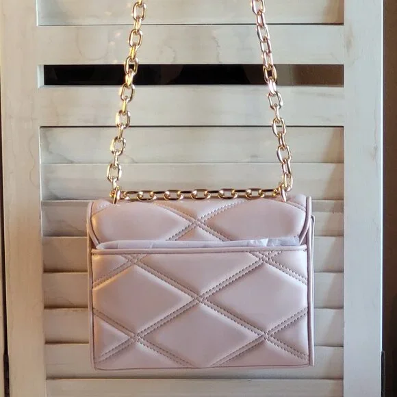 Michael Kors Pink Quilted Crossbody Bag - Picture 9 of 10